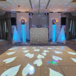 JP Discos Wedding Set Up
